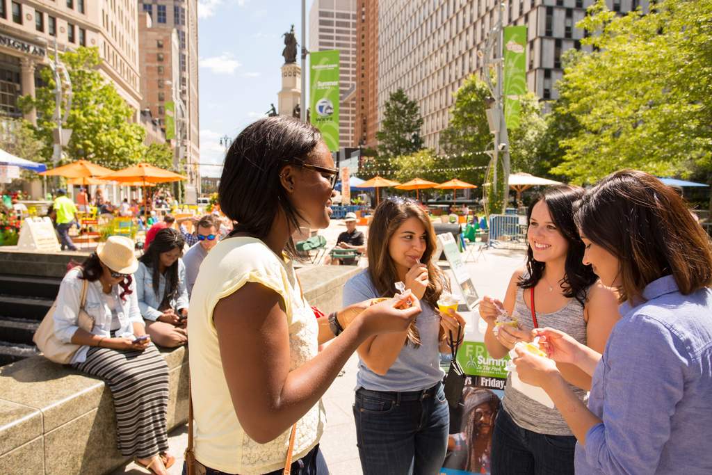 Students in the city